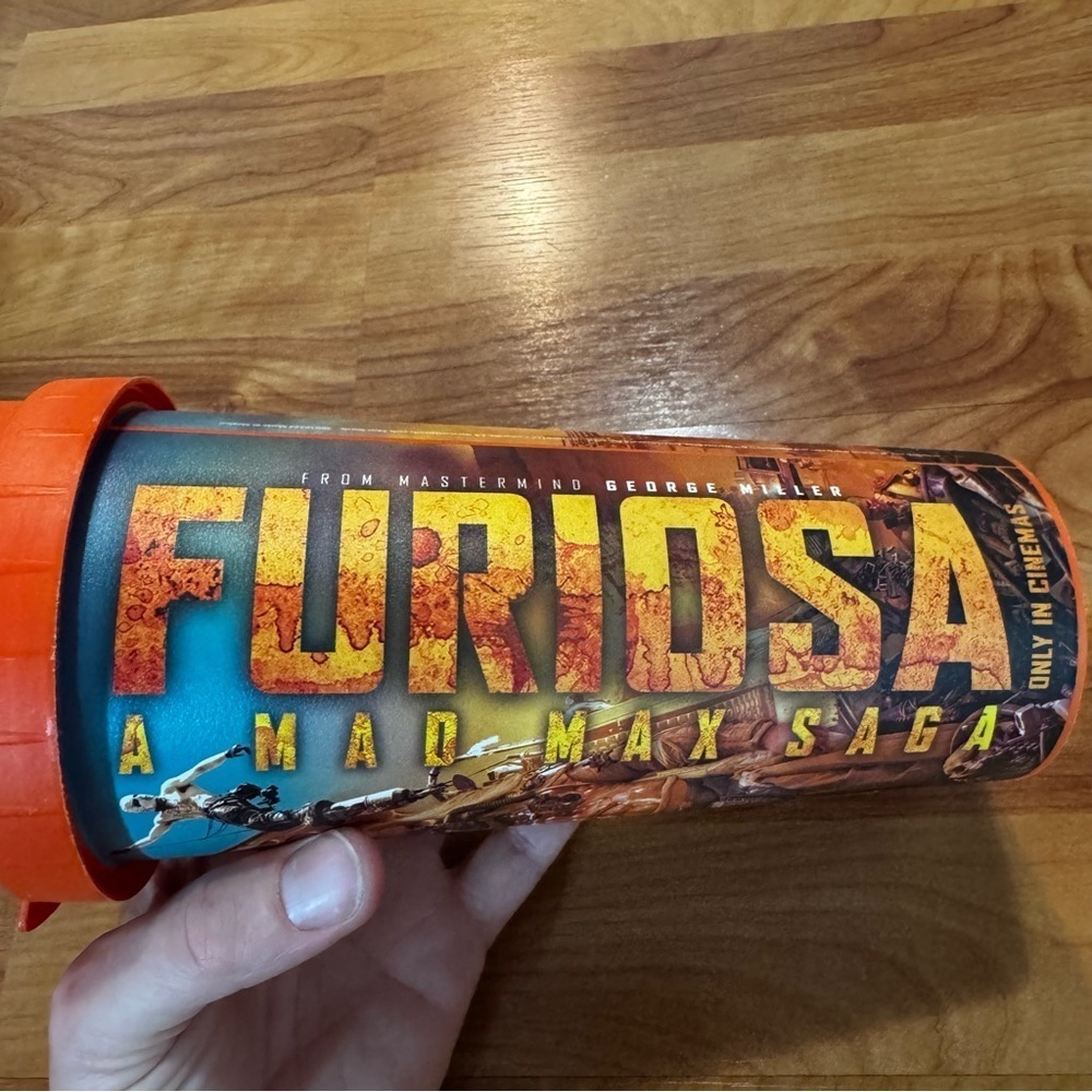 REGAL COLLECTORS CUP Mad Max SAGA Furiosa 2024 With Original Lid And Straw Nice - Picture 10 of 16
